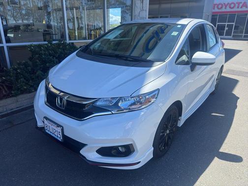 Platinum White Pearl 2020 Honda Fit Sport