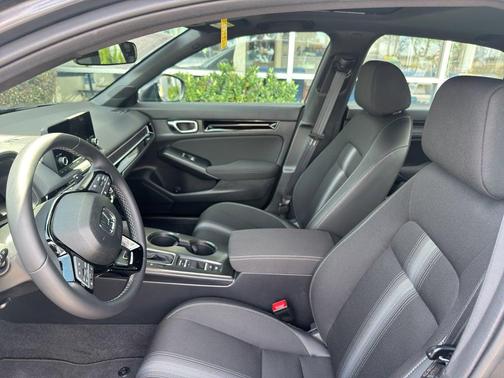 Gray 2026 Honda Civic Hybrid Sport