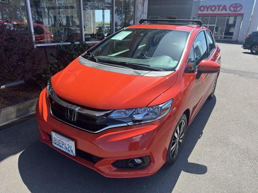 Orange Fury 2020 Honda Fit EX