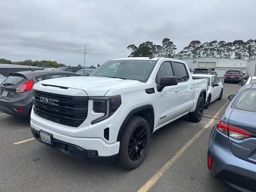 Summit White 2025 GMC Sierra 1500 Elevation