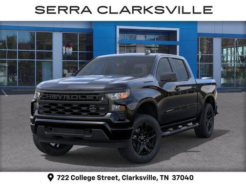 Black 2026 Chevrolet Silverado 1500 Custom