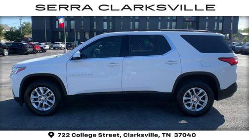 Summit White 2021 Chevrolet Traverse LT Cloth