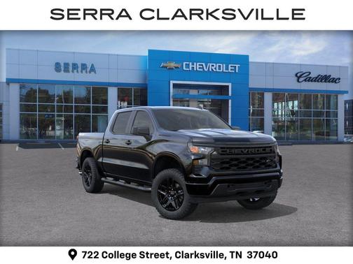 Black 2026 Chevrolet Silverado 1500 Custom