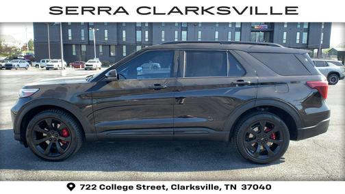 AGATE BLACK METALLIC 2022 Ford Explorer ST