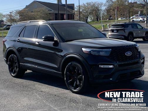 AGATE BLACK METALLIC 2022 Ford Explorer ST