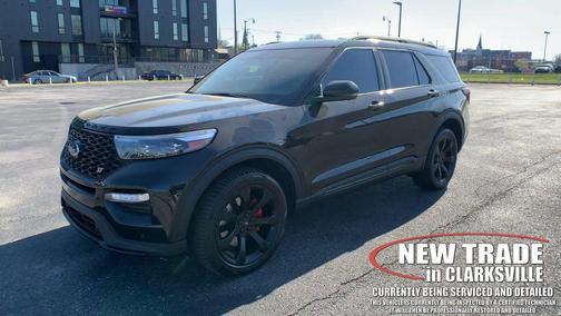 AGATE BLACK METALLIC 2022 Ford Explorer ST