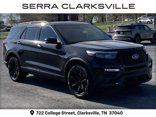 AGATE BLACK METALLIC 2022 Ford Explorer ST