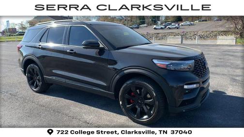 AGATE BLACK METALLIC 2022 Ford Explorer ST