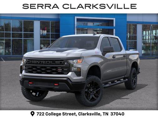 Sterling Gray Metallic 2026 Chevrolet Silverado 1500 Custom Trail Boss