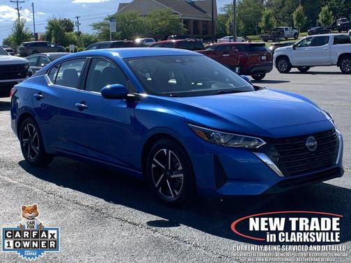 Electric Blue Metallic 2024 Nissan Sentra SV
