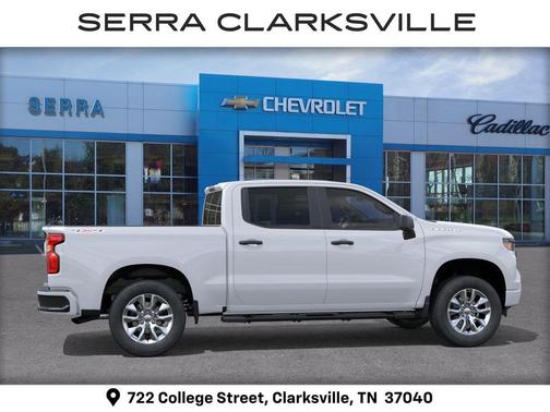 Summit White 2026 Chevrolet Silverado 1500 Custom