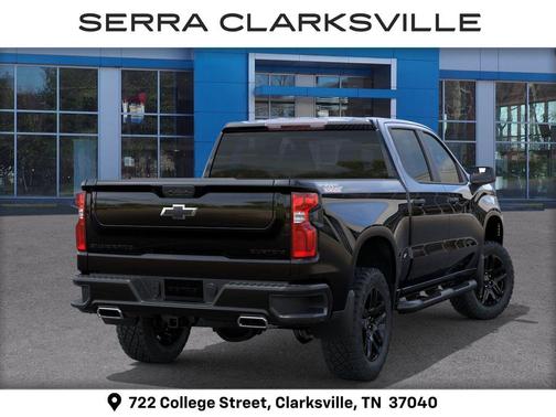 Black 2026 Chevrolet Silverado 1500 Custom Trail Boss
