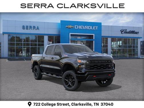Black 2026 Chevrolet Silverado 1500 Custom Trail Boss