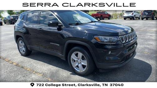 Diamond Black Crystal Pearlcoat 2022 Jeep Compass Latitude
