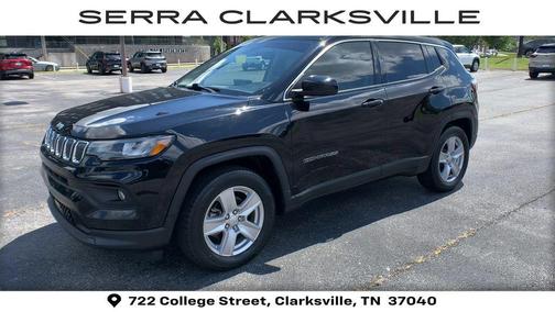 Diamond Black Crystal Pearlcoat 2022 Jeep Compass Latitude
