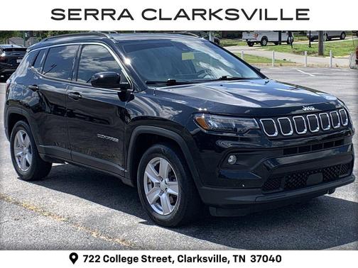 Diamond Black Crystal Pearlcoat 2022 Jeep Compass Latitude