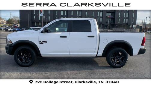 Bright White Clearcoat 2024 RAM 1500 Classic Warlock Crew Cab 4x4 5'7' Box