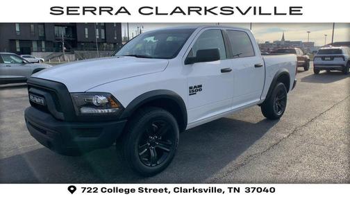 Bright White Clearcoat 2024 RAM 1500 Classic Warlock Crew Cab 4x4 5'7' Box