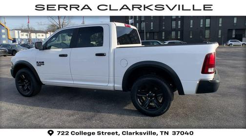Bright White Clearcoat 2024 RAM 1500 Classic Warlock Crew Cab 4x4 5'7' Box
