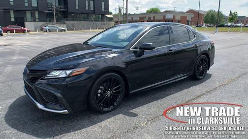 Midnight Black Metallic 2022 Toyota Camry XSE