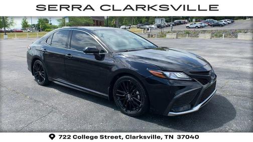 Midnight Black Metallic 2022 Toyota Camry XSE