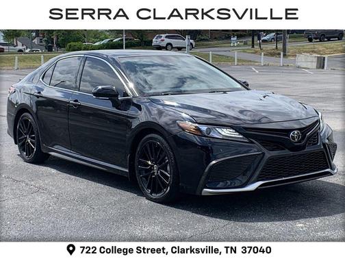Midnight Black Metallic 2022 Toyota Camry XSE