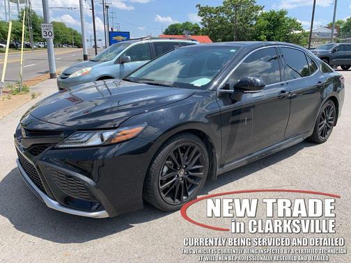 Midnight Black Metallic 2022 Toyota Camry XSE