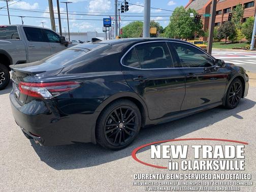 Midnight Black Metallic 2022 Toyota Camry XSE