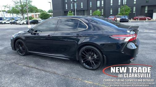 Midnight Black Metallic 2022 Toyota Camry XSE