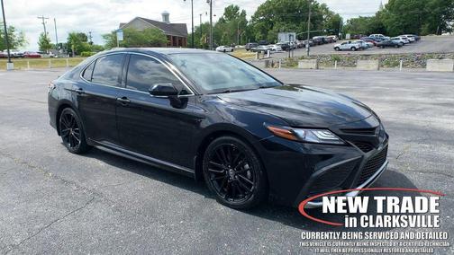 Midnight Black Metallic 2022 Toyota Camry XSE