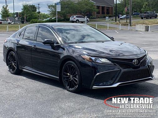 Midnight Black Metallic 2022 Toyota Camry XSE
