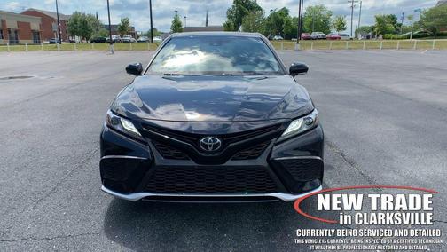 Midnight Black Metallic 2022 Toyota Camry XSE