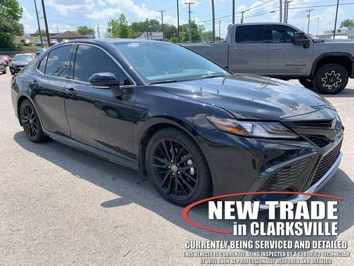 Midnight Black Metallic 2022 Toyota Camry XSE