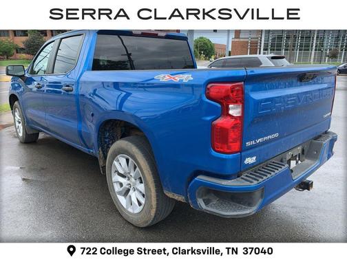 Glacier Blue Metallic 2022 Chevrolet Silverado 1500 Custom