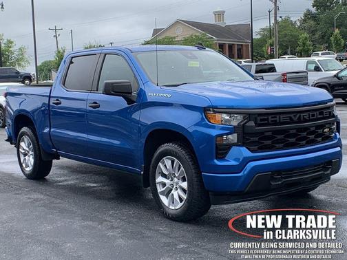Glacier Blue Metallic 2022 Chevrolet Silverado 1500 Custom
