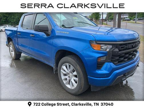 Glacier Blue Metallic 2022 Chevrolet Silverado 1500 Custom