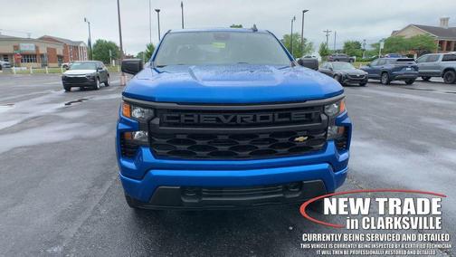 Glacier Blue Metallic 2022 Chevrolet Silverado 1500 Custom