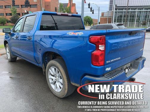 Glacier Blue Metallic 2022 Chevrolet Silverado 1500 Custom