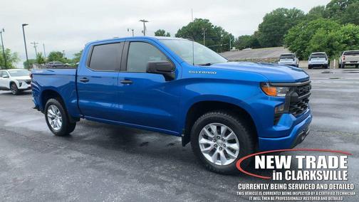 Glacier Blue Metallic 2022 Chevrolet Silverado 1500 Custom