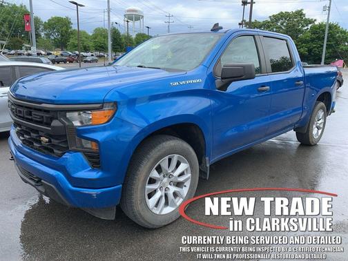 Glacier Blue Metallic 2022 Chevrolet Silverado 1500 Custom