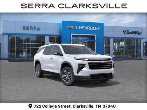 Summit White 2026 Chevrolet Traverse LT