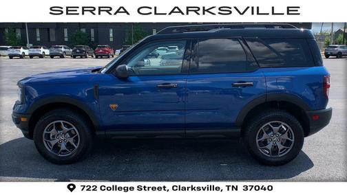 Atlas Blue Metallic 2024 Ford Bronco Sport Badlands