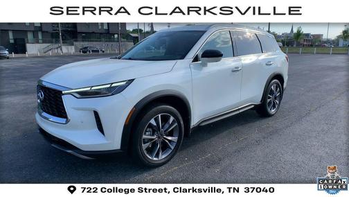 Majestic White 2022 INFINITI QX60 Luxe