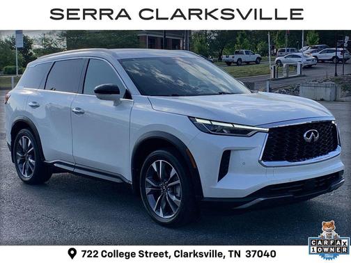 Majestic White 2022 INFINITI QX60 Luxe