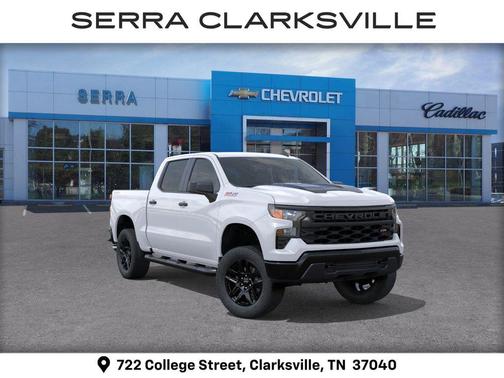 Summit White 2026 Chevrolet Silverado 1500 Custom Trail Boss