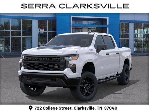 Summit White 2026 Chevrolet Silverado 1500 Custom Trail Boss