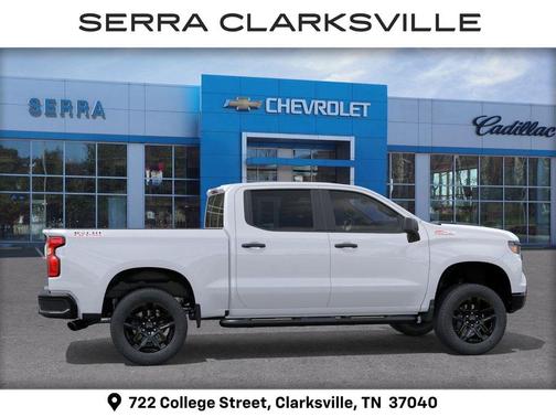 Summit White 2026 Chevrolet Silverado 1500 Custom Trail Boss