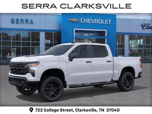 Summit White 2026 Chevrolet Silverado 1500 Custom Trail Boss