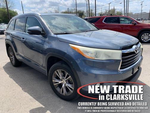 Shoreline Blue Pearl 2014 Toyota Highlander XLE