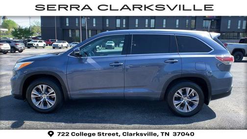 Shoreline Blue Pearl 2014 Toyota Highlander XLE